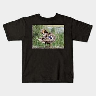 See My Beautiful Blue Feathers? Kids T-Shirt